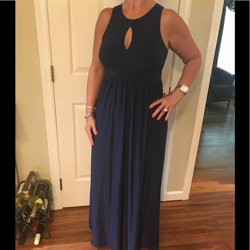 INC - Navy Maxi Dress